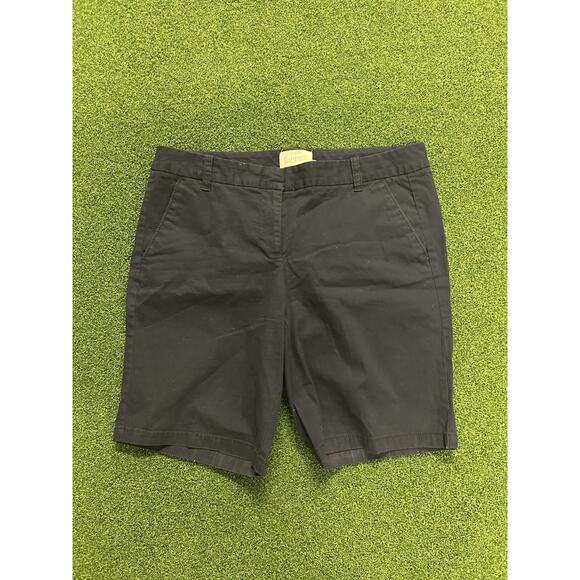 J. Crew Women's Frankie Bermuda Chino Short Black Size 6 - Picture 1 of 5
